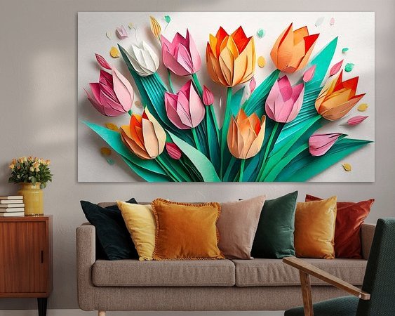 Example of the artwork in a room