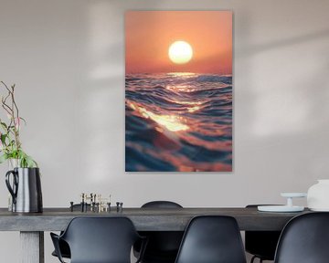 Lever de soleil sur la mer