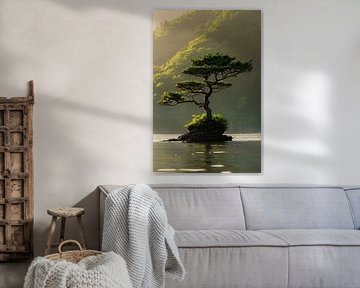 Arbre dans le lac