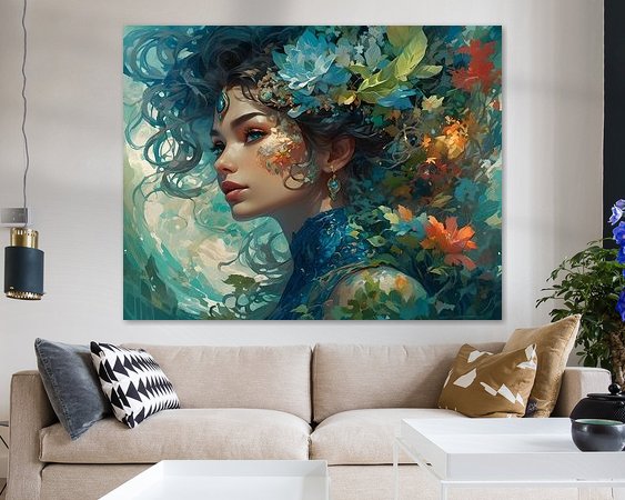 Example of the artwork in a room