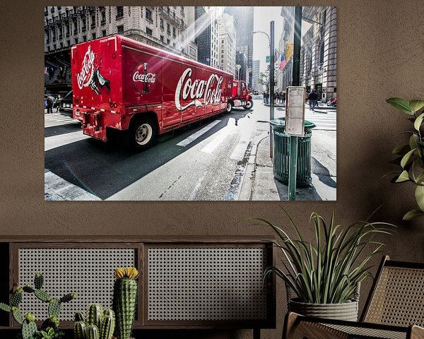 New York Coca Cola truck