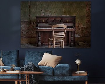 Piano in abandoned castle by PixelDynamik