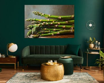 Painting Asparagus by Blikvanger Schilderijen