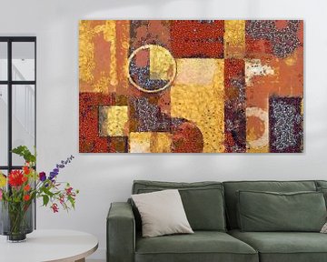 Style Klimt abstrait sur Jacky