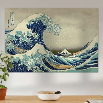 The great wave of Kanagawa, Hokusai