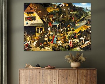 Niederländische Sprichwörter von Pieter Bruegel