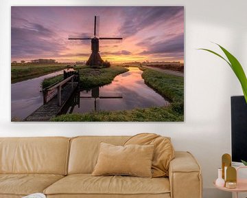 Before sunrise mill van Jan Koppelaar