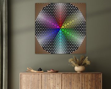 Colored Hexagons by Henk Schellekens