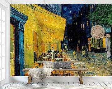 Café terrace at night by Vincent van Gogh