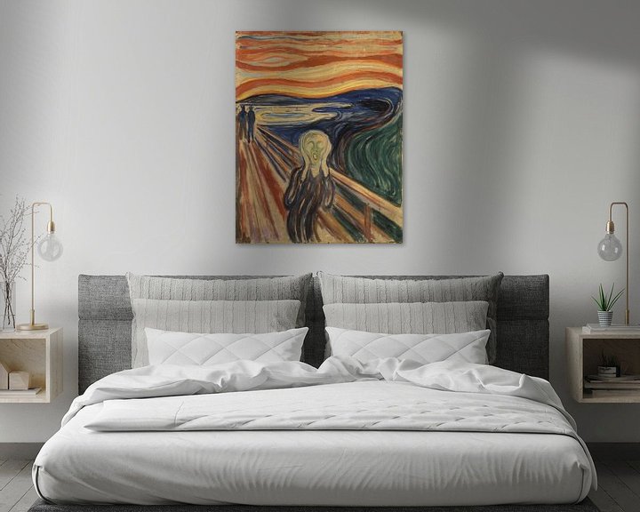 Sfeerimpressie: De Schreeuw van Edvard Munch