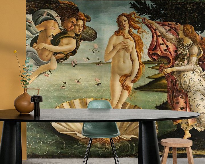 Beispiel fototapete: Die Geburt der Venus (Sandro Botticelli)