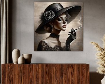 Lady with Hat I van Studio Ronald