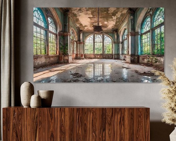 Example of the artwork in a room