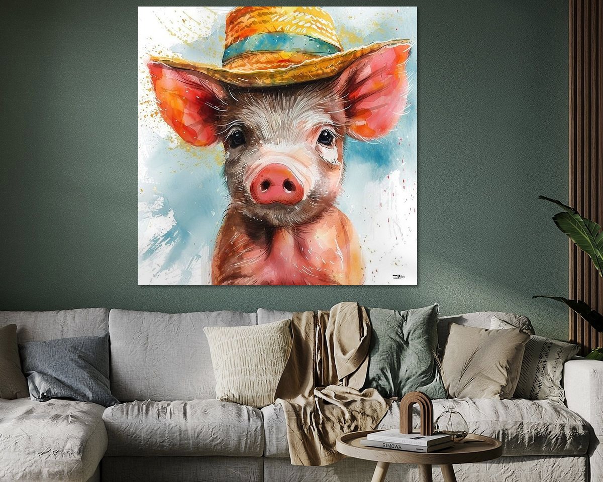 Example of the artwork in a room