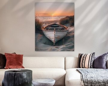 Réveil romantique en bateau