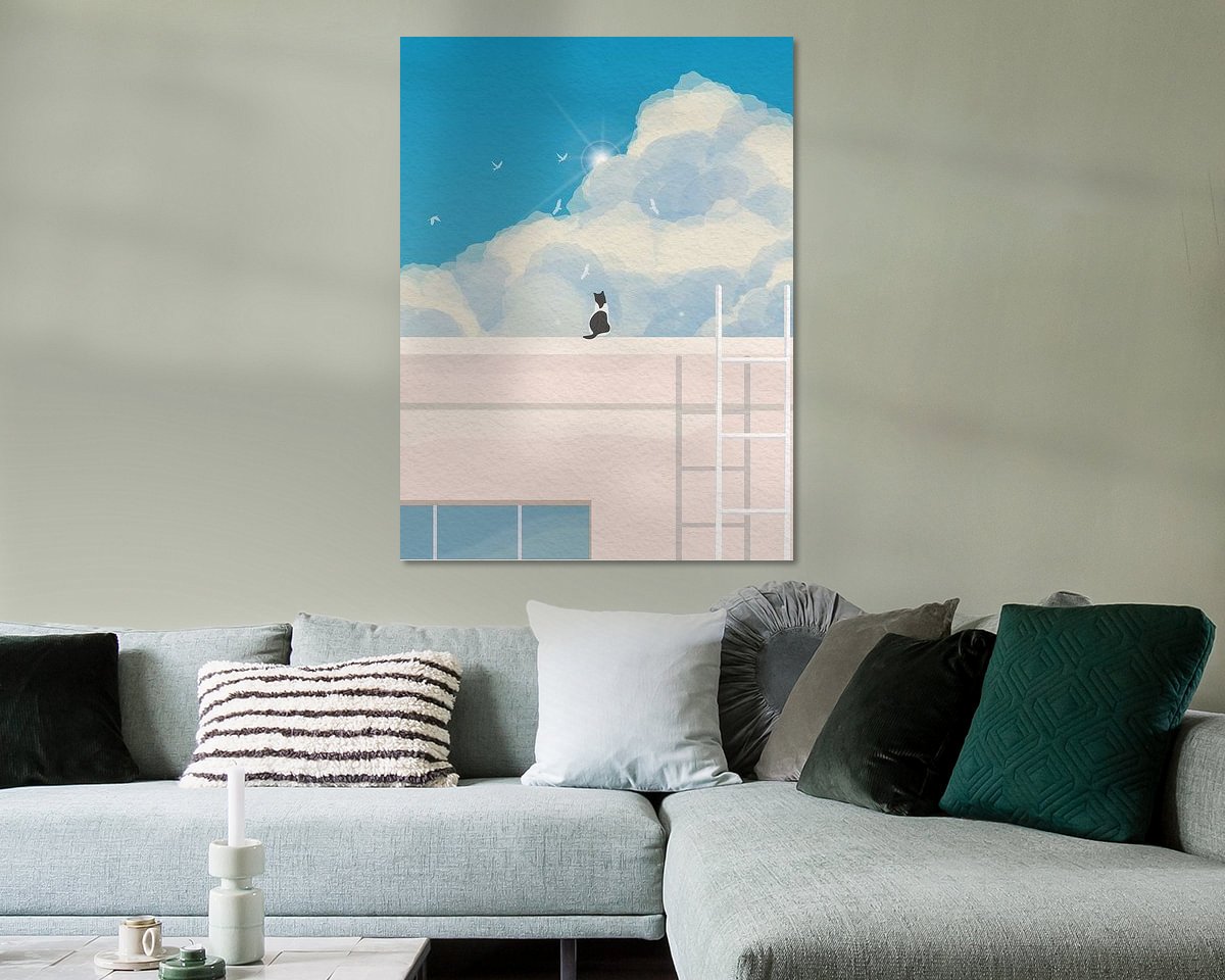 Example of the artwork in a room