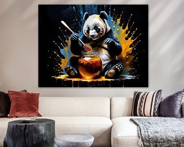Pandabeer | Smikkelen met honing 1. van Art Twist by M