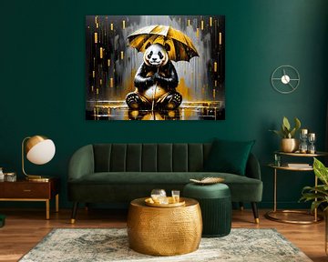 Pandabeer | In de gouden regen van Art Twist by M