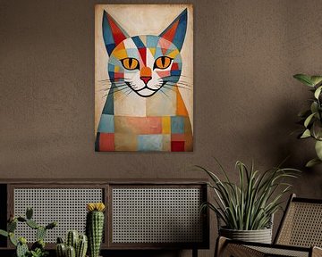 Kat Paul Klee stijl van Art & Soul Creations