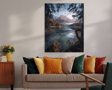 Ambiance automnale au bord du lac