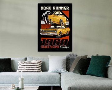 Plymouth Road Runner Muscle Car by Adam Khabibi