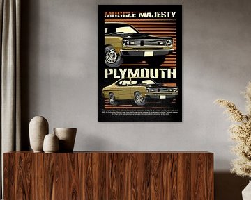 Plymouth Duster-Muskelauto von Adam Khabibi