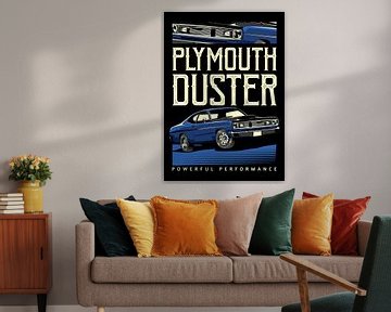 Plymouth Duster Muscle Car van Adam Khabibi