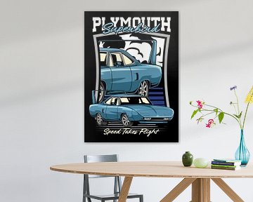 Plymouth Superbird Muscle Car sur Adam Khabibi