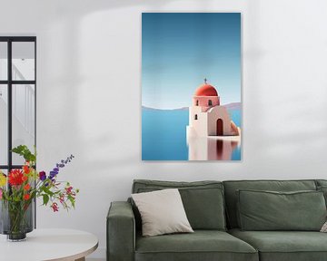 Église dans les Cyclades sur haroulita