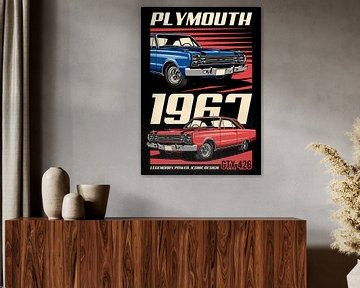 Plymouth GTX 426 Hemi Auto van Adam Khabibi