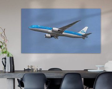 KLM Boeing 787-9 Dreamliner passagiersvliegtuig. van Jaap van den Berg