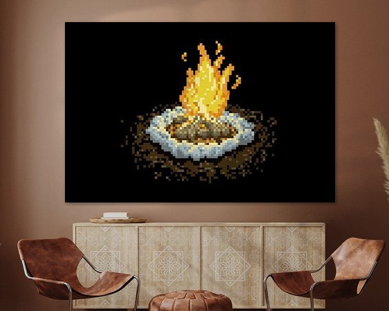 Example of the artwork in a room