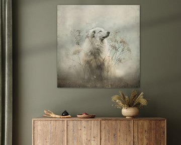 The Pyrenean Mountain Dog in Vintage Glory by Karina Brouwer