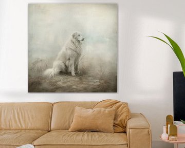 The Pyrenean Mountain Dog in Vintage Splendour by Karina Brouwer