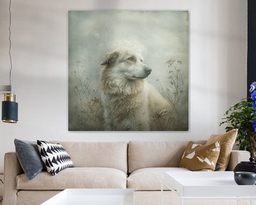 The Eternal Wisdom of the Pyrenean Mountain Dog by Karina Brouwer