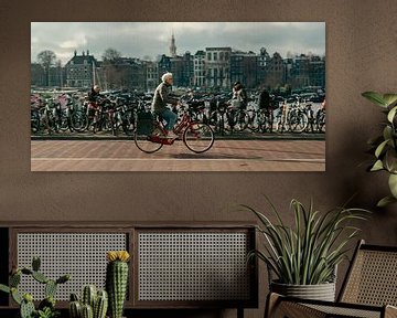 Op de fiets door Amsterdam van Mitchell Hélant Muller