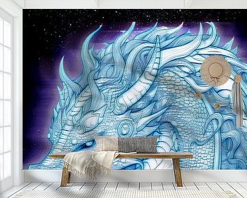art dragon hologram by ahmad hanan attaki