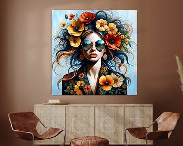 She loves flowers I van Art Studio RNLD