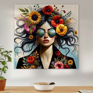 Elle aime les fleurs II