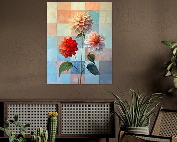 Pixel Bloemen van But First Framing