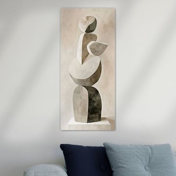 Modern Abstract (gezien bij vtwonen) van Blikvanger Schilderijen