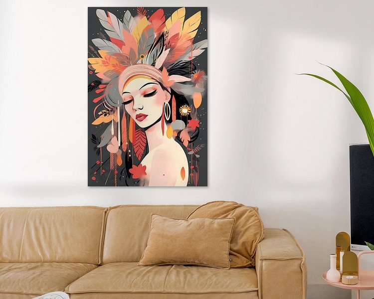 Example of the artwork in a room