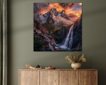 Mystischer Bergmorgen