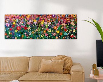 Blumenmeer in Farbexplosion von Whale & Sons
