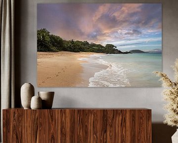 Plage de Clugny, strand in het Caribisch gebied Guadeloupe van Fotos by Jan Wehnert