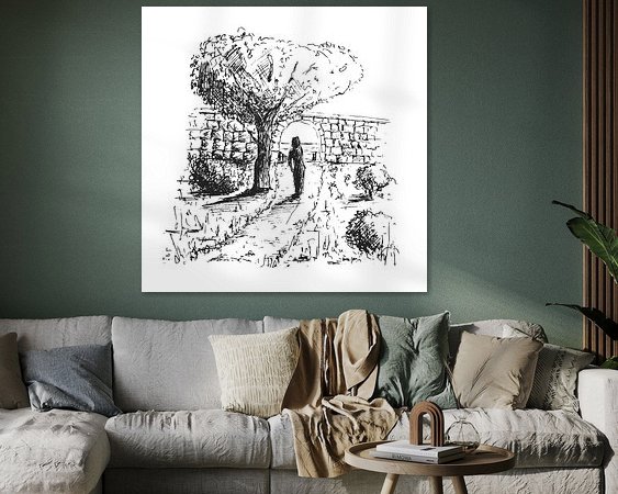 Example of the artwork in a room