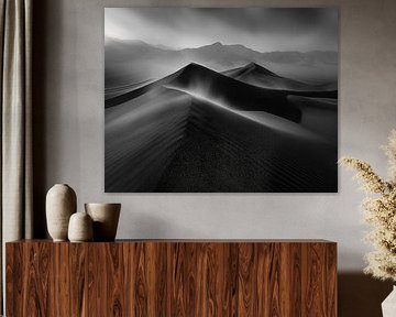 Paysage de dunes incandescentes