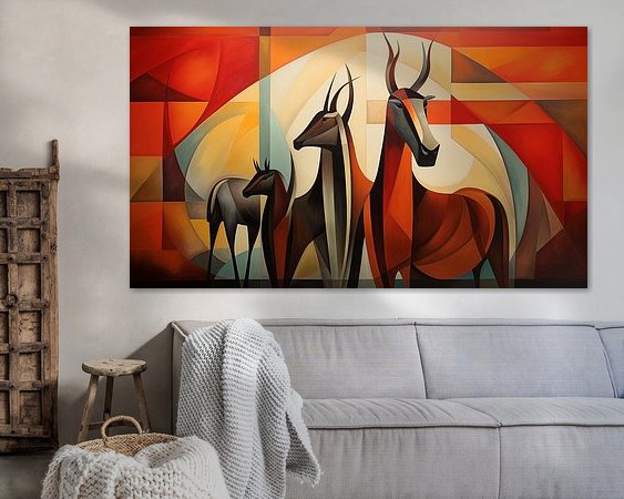 Example of the artwork in a room