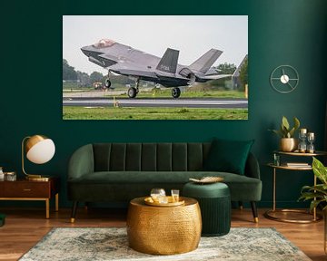 Atterrissage du Lockheed Martin F-35A Lightning II. sur Jaap van den Berg