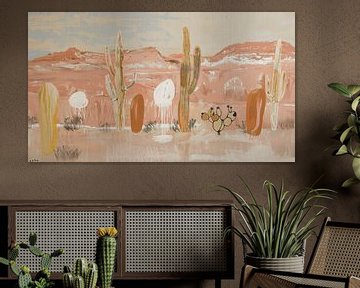 Landscape with cactus family by Studio Allee
